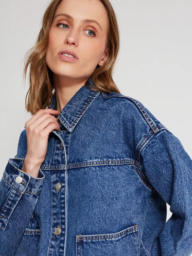 CHAQUETA MUJER MARQUIS ALGODÓN DENIM - 4