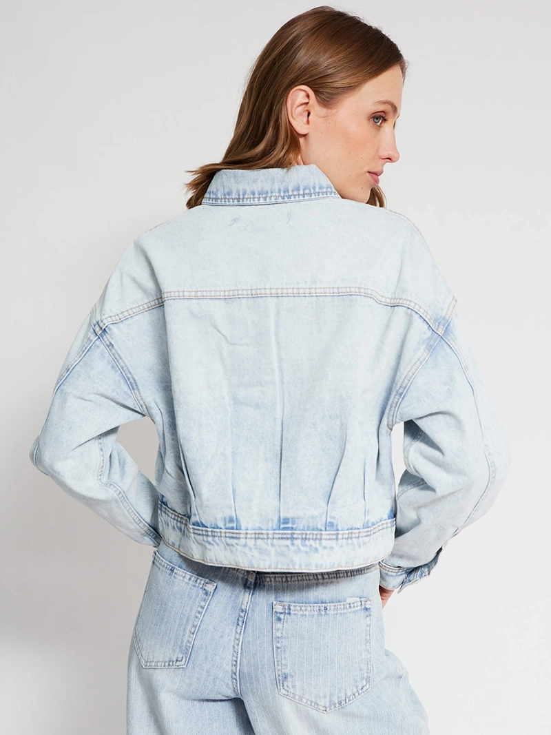 CHAQUETA MUJER MARQUIS ALGODÓN BOMBER DENIM - 3