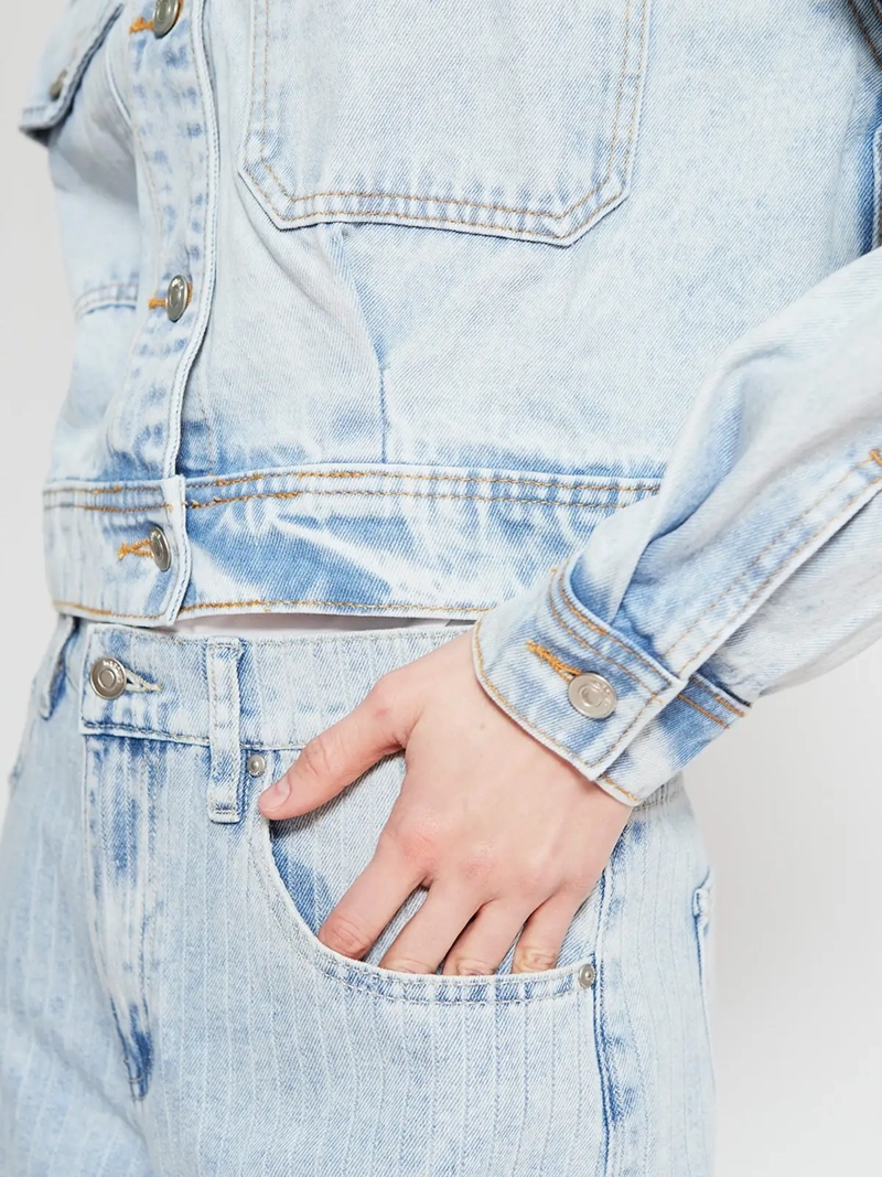 CHAQUETA MUJER MARQUIS ALGODÓN BOMBER DENIM - 4