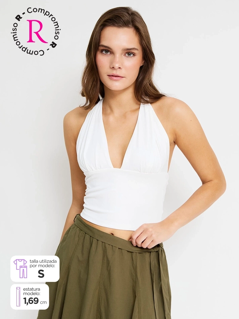 POLERA MUJER INDEX HALTER