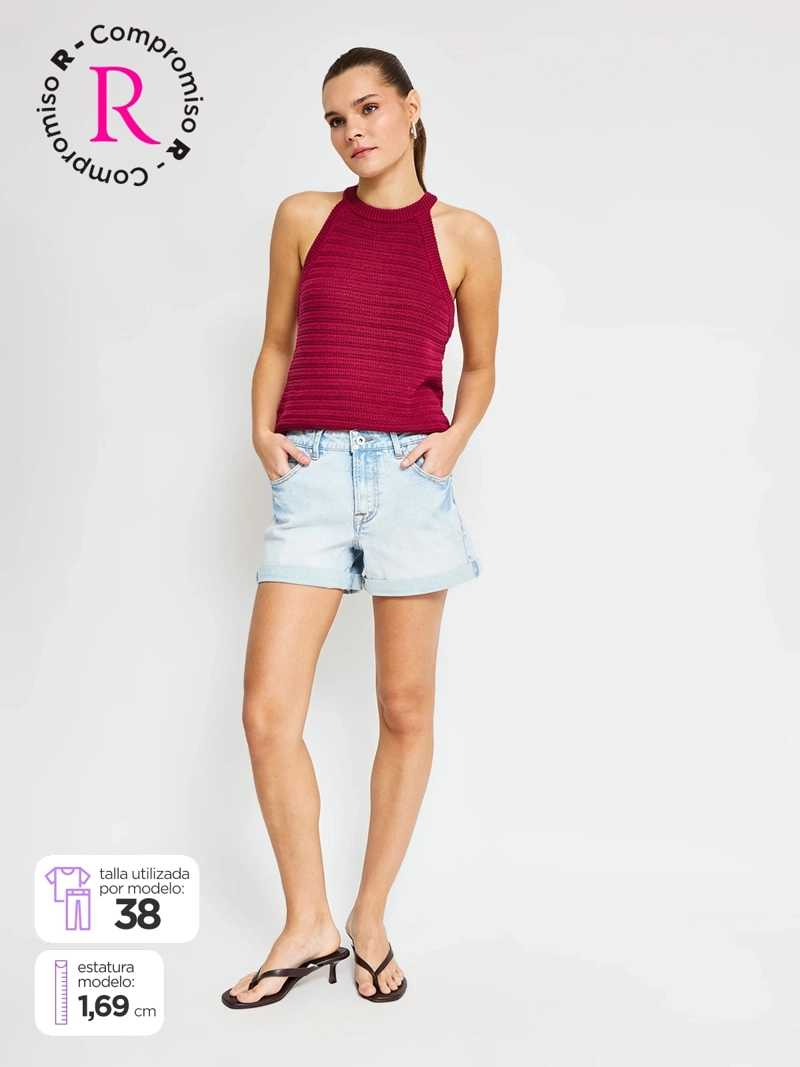 SHORT MUJER PEPE JEANS ALGODÓN DENIM