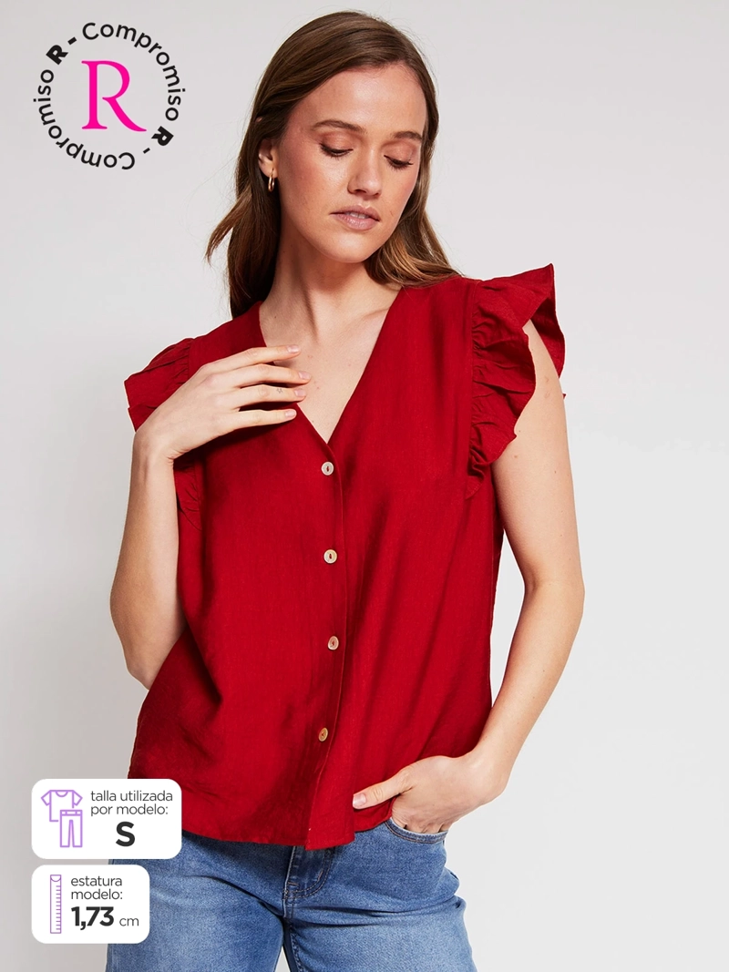 BLUSA MUJER TATIENNE SIN MANGAS - 1