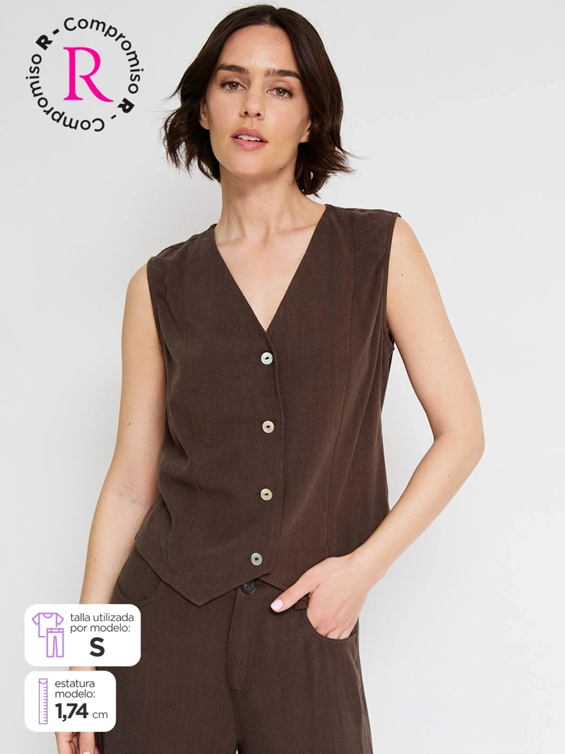 BLUSA MUJER TATIENNE SIN MANGAS