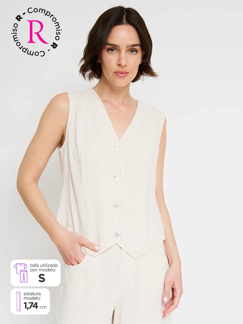 BLUSA MUJER TATIENNE SIN MANGAS