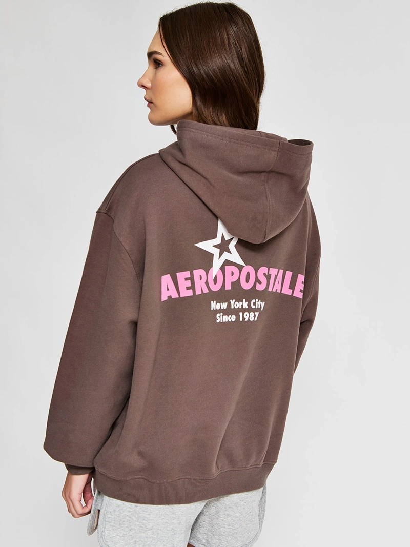 POLERÓN MUJER AEROPOSTALE ALGODÓN OVERSIZE - 2