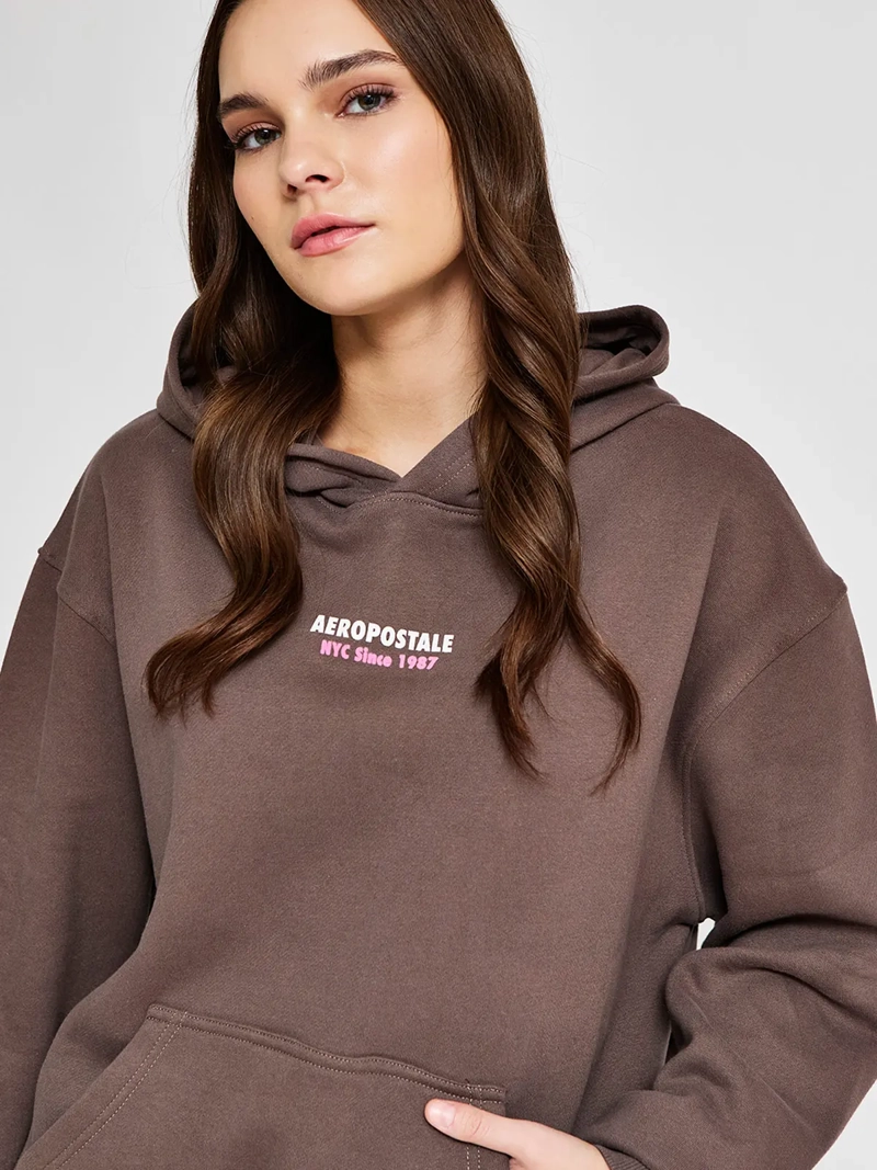 POLERÓN MUJER AEROPOSTALE ALGODÓN OVERSIZE - 3