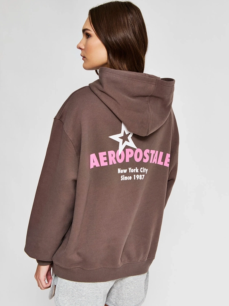 POLERÓN MUJER AEROPOSTALE ALGODÓN OVERSIZE - 2