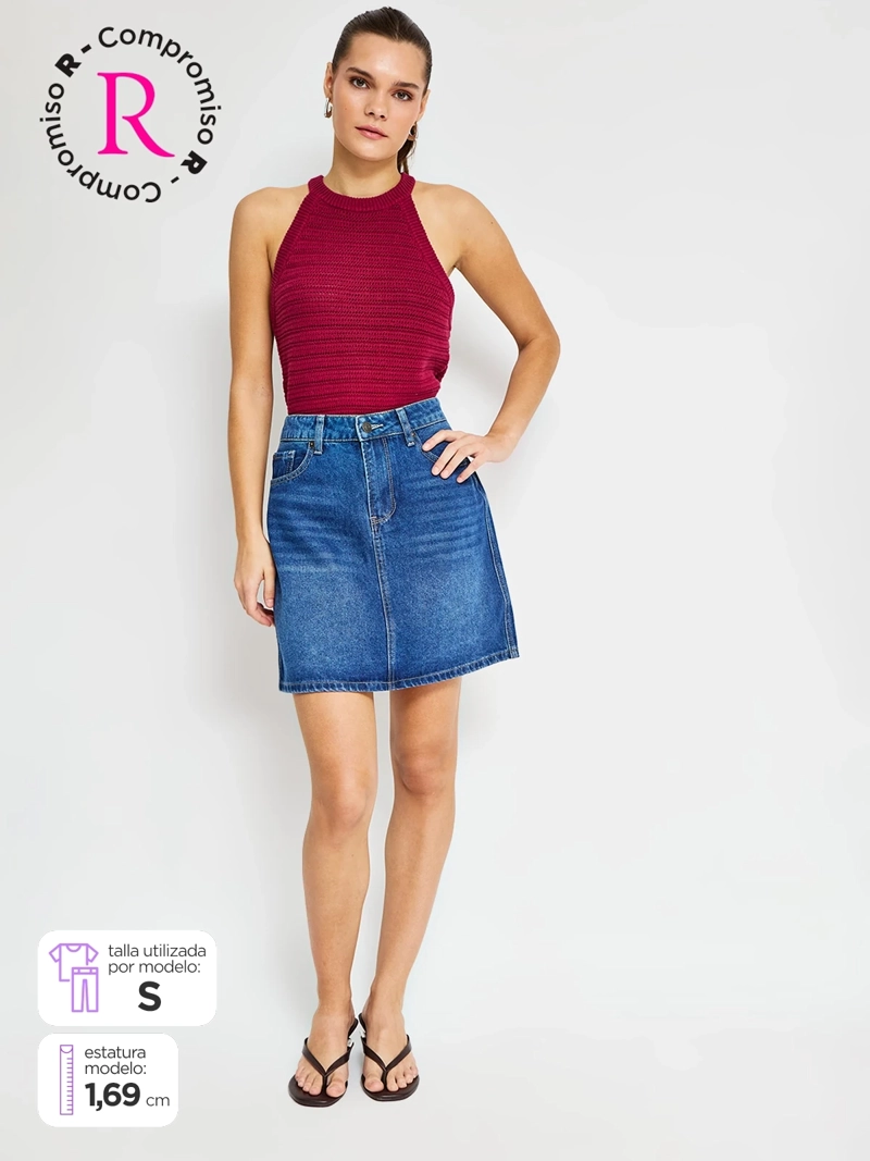 FALDA MUJER PEPE JEANS ALGODÓN DENIM