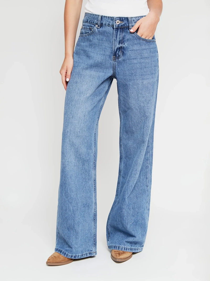 JEANS MUJER PEPE JEANS ALGODÓN WIDE - 2