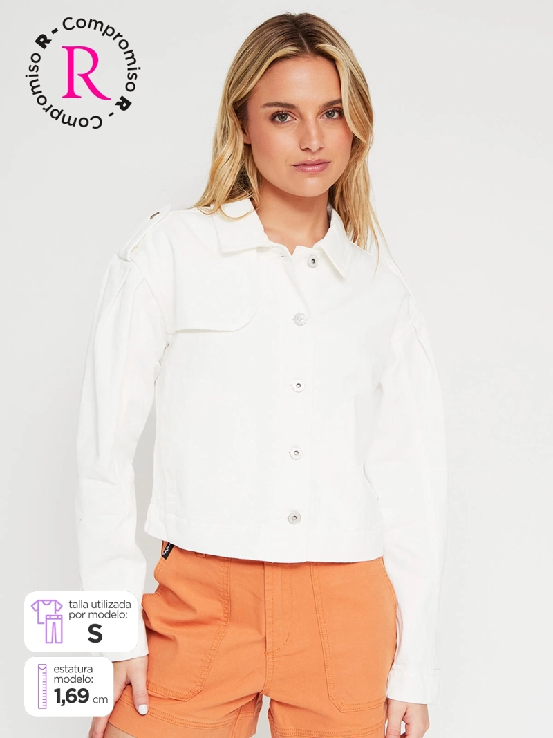 CHAQUETA MUJER PEPE JEANS ALGODÓN DENIM - 1