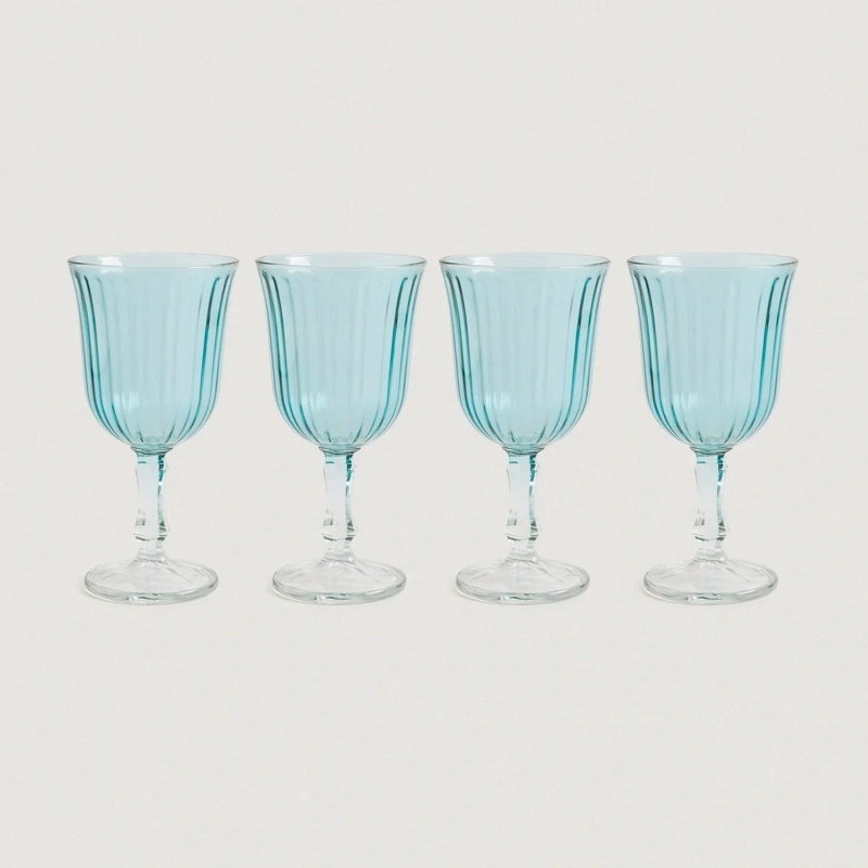 SET X4 COPAS CLASSIC COLLECTION LÍNEAS AZUL - 2