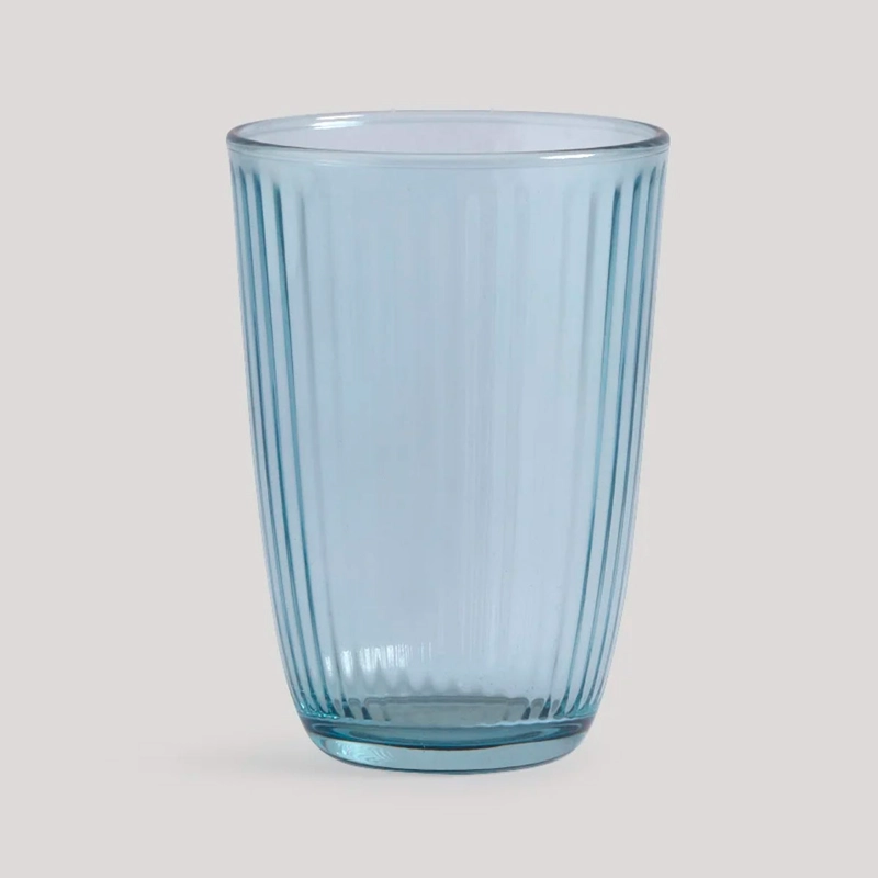 SET X4 VASOS RIPLEY HOME CLASSIC COLLECTION LÍNEAS AZUL - 2