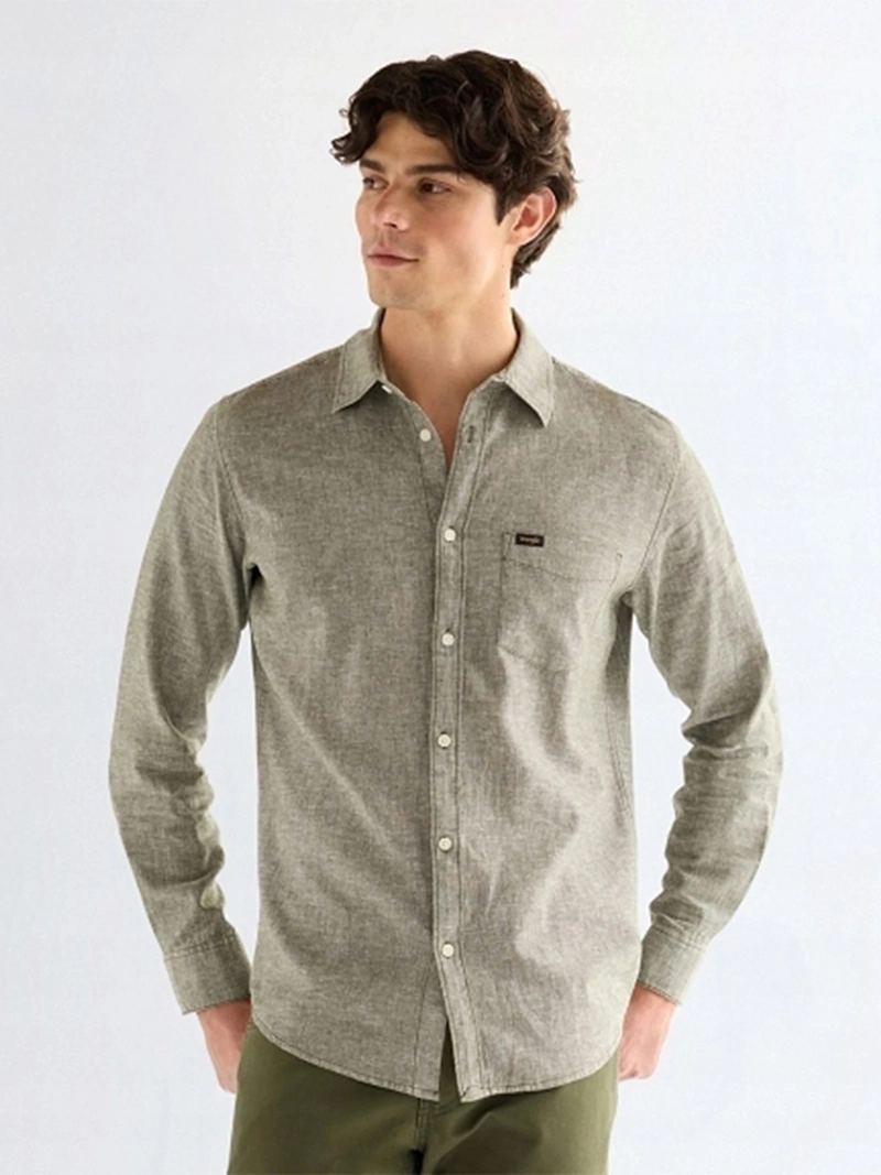 CAMISA MANGA LARGA HOMBRE WRANGLER LINO