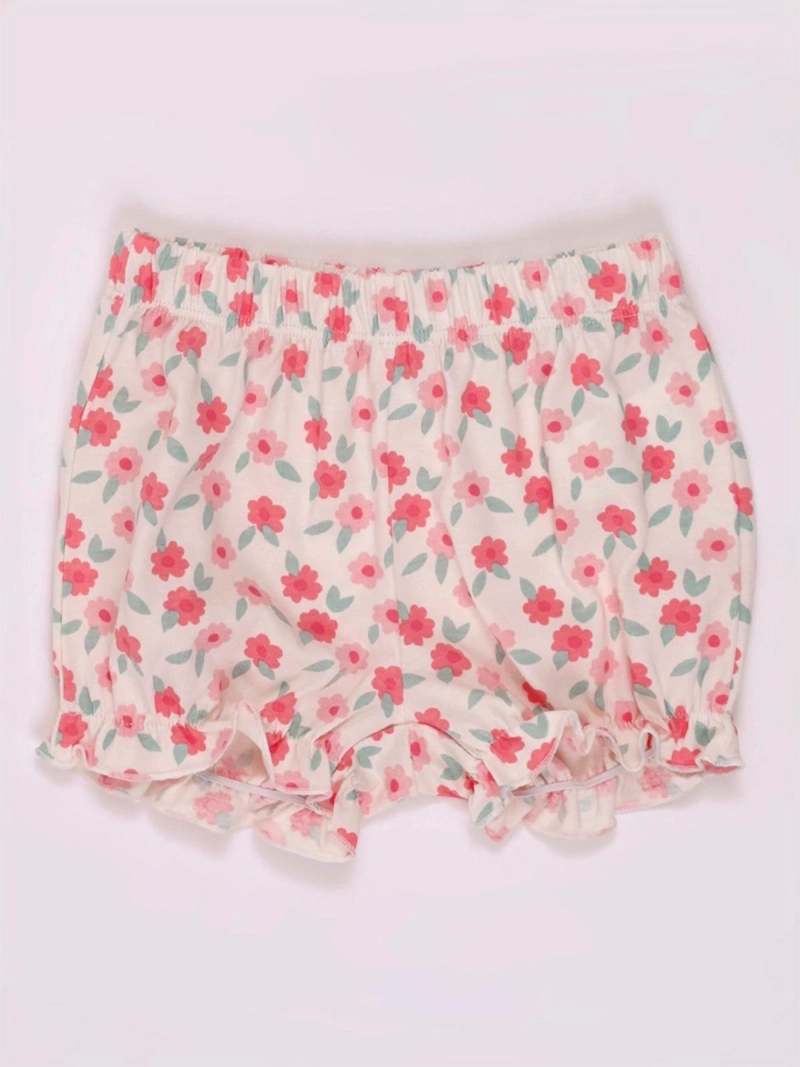 CONJUNTO NIÑA BABY HARVEST BODY MANGA CORTA SHORT PORTACHUPETE NAVIDAD  - 6