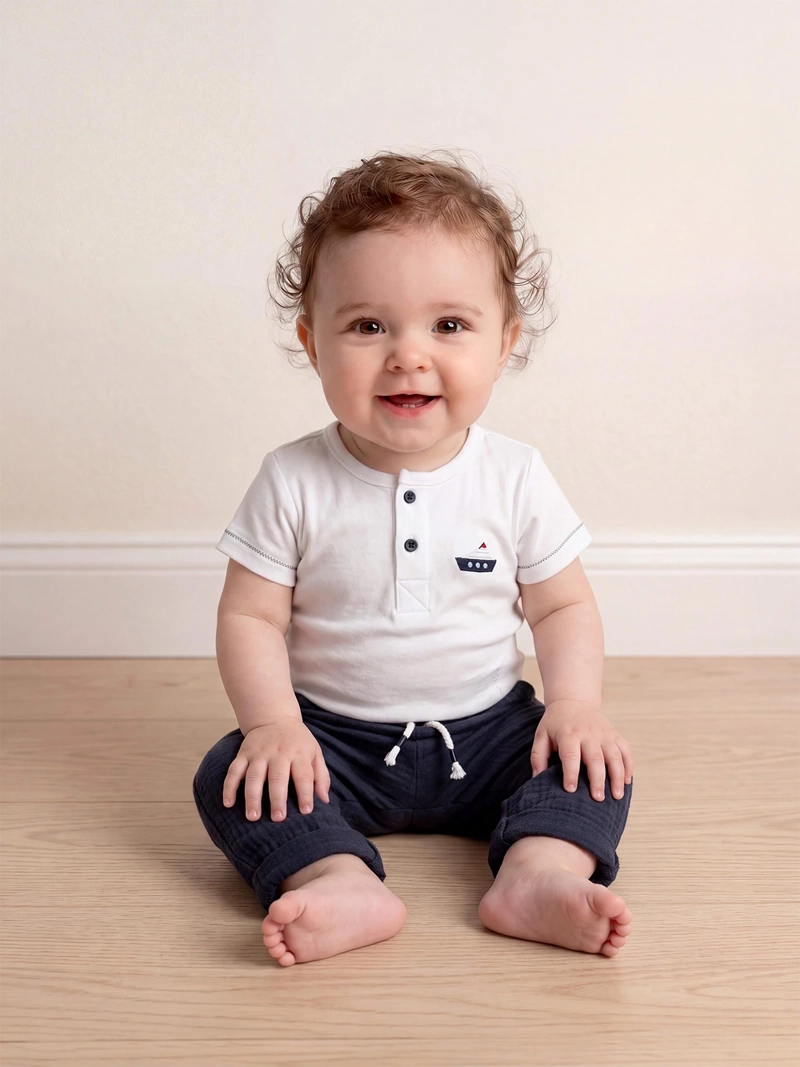 CONJUNTO NIÑO BABY HARVEST ALGODÓN