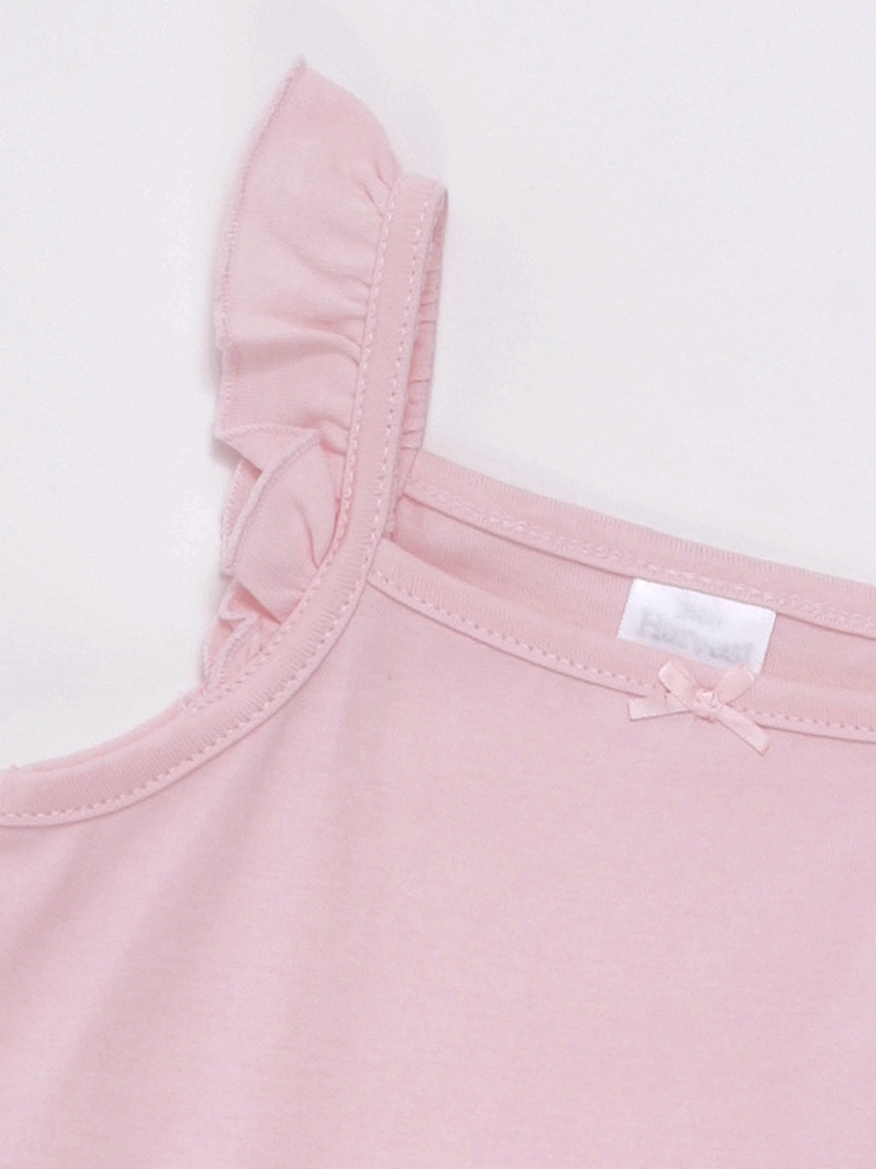 CONJUNTO BODY + POLERA + SHORT NIÑA BABY HARVEST ALGODÓN  - 3
