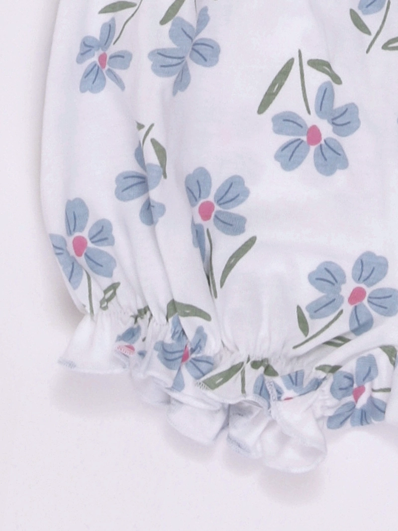 CONJUNTO BODY + POLERA + SHORT NIÑA BABY HARVEST ALGODÓN  - 5