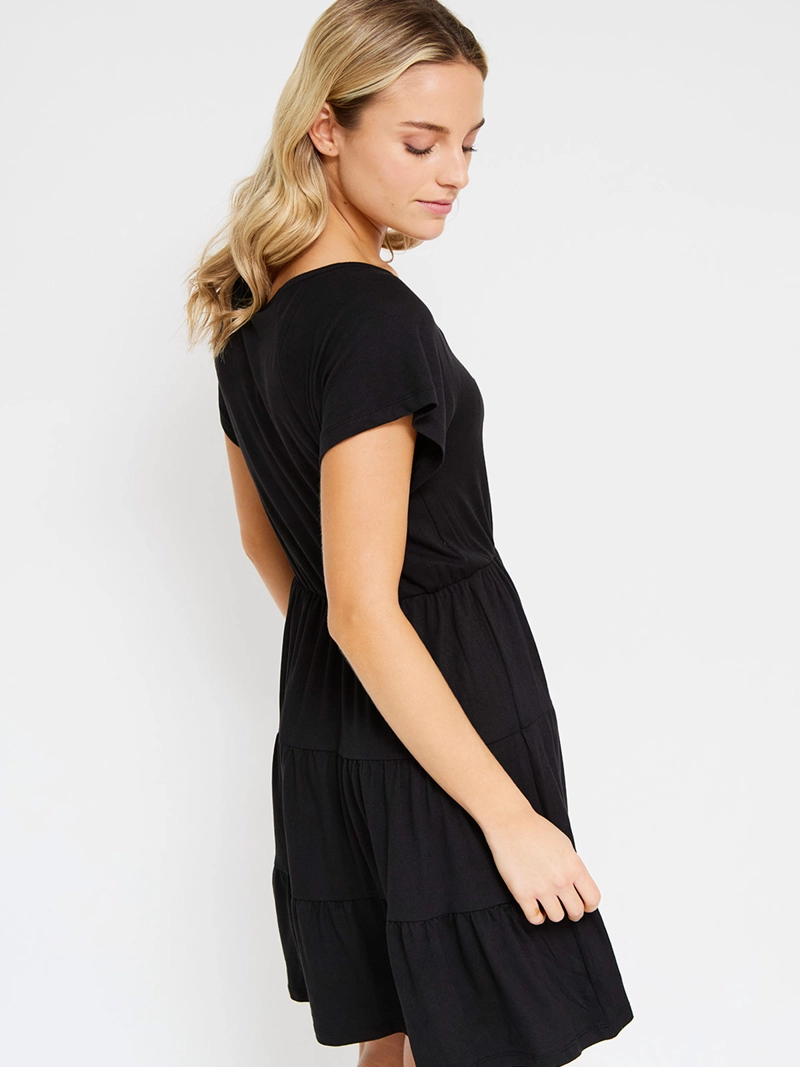 VESTIDO MUJER INDEX CORTO CAPAS - 3