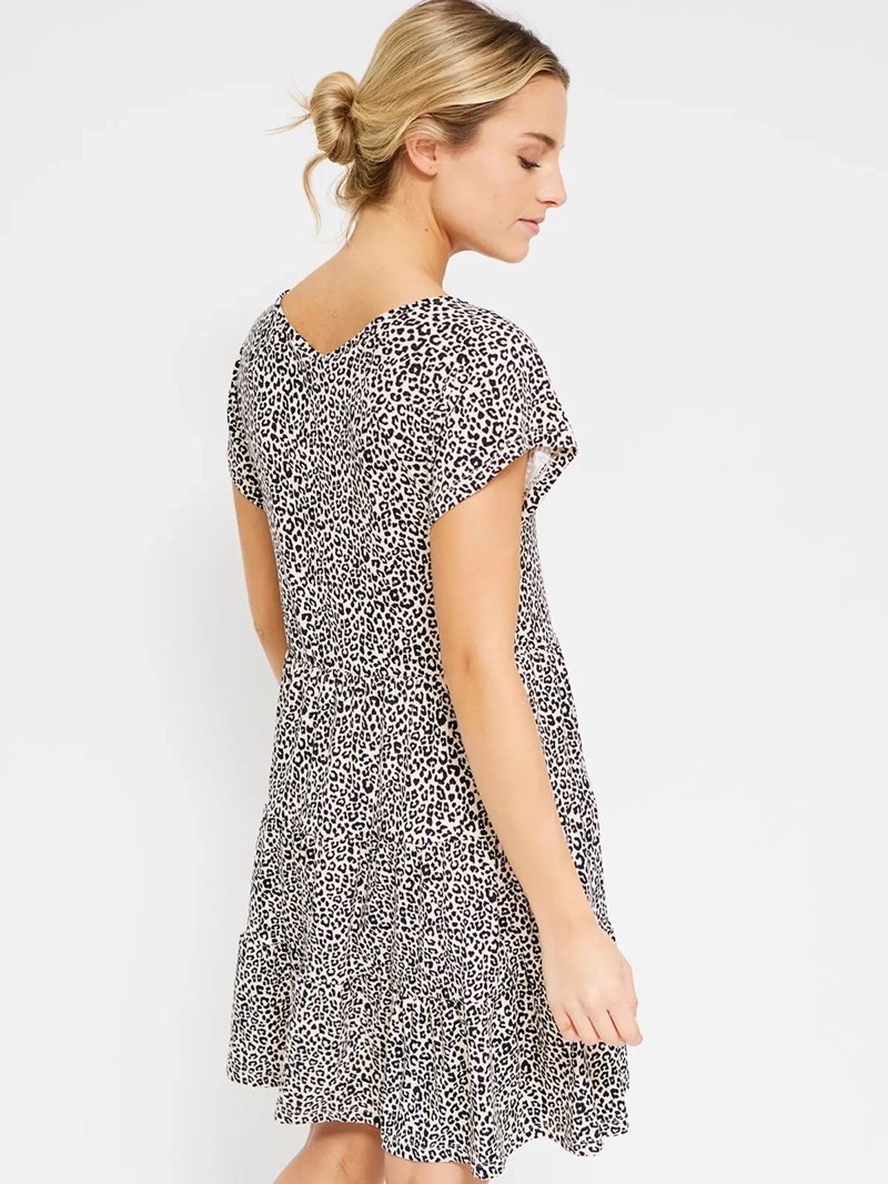 VESTIDO MUJER INDEX CORTO CAPAS - 3