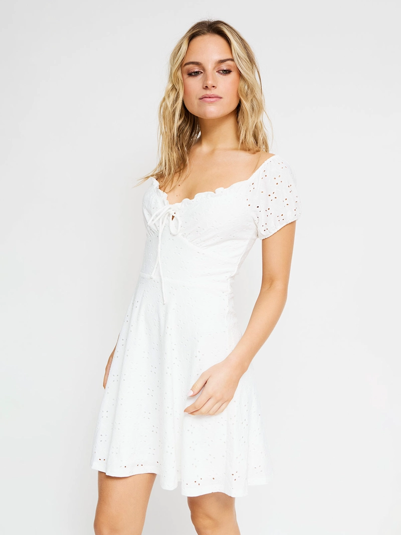 VESTIDO MUJER INDEX CORTO BRODERIE - 2