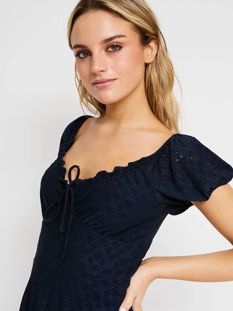 VESTIDO MUJER INDEX CORTO BRODERIE - 4