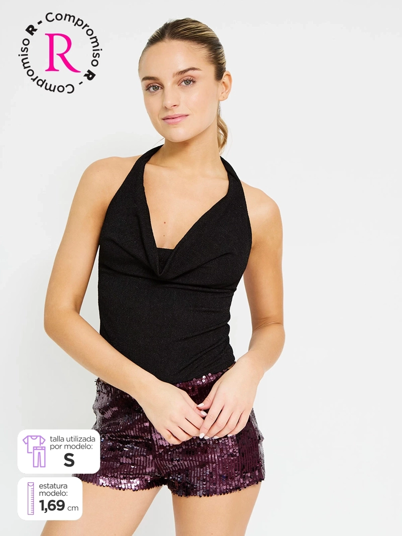 POLERA MUJER INDEX SIN MANGAS BRILLANTE - 1