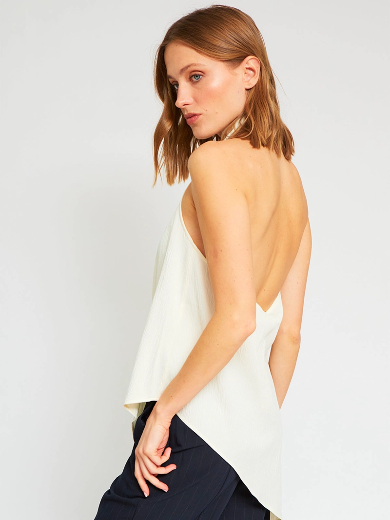 BLUSA MUJER MARQUIS - BELÉN SOTO SATÍN ASIMÉTRICA - 3