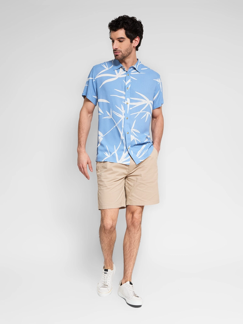 CAMISA HOMBRE ROBERT LEWIS MANGA CORTA ESTAMPADA - 4