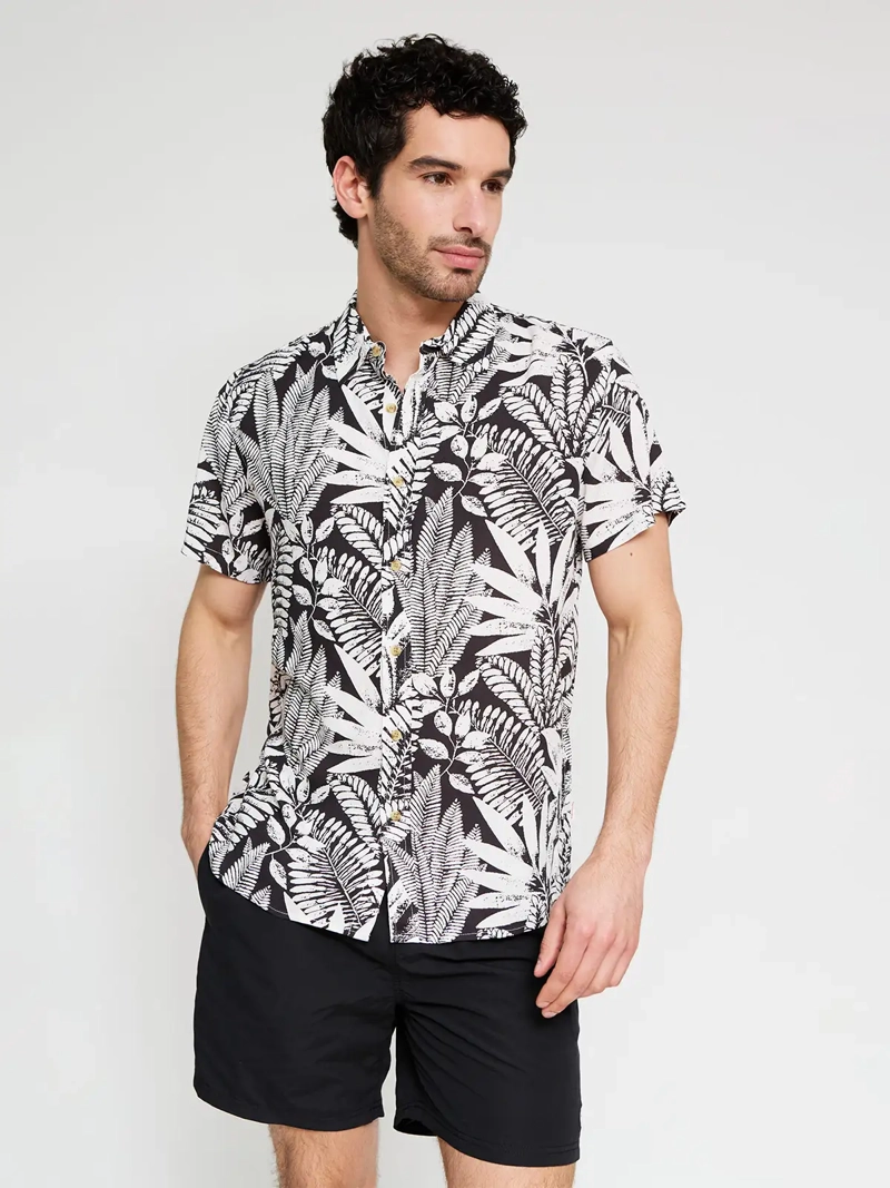 CAMISA HOMBRE ROBERT LEWIS MANGA CORTA