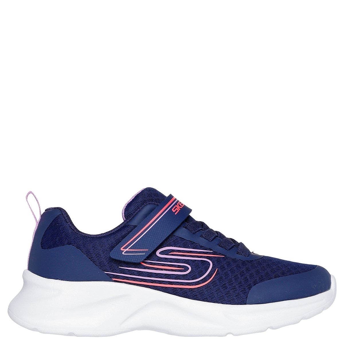 ZAPATILLAS NIÑA SKECHERS CASUALES AZUL MARINO DYNAMATIC - 1