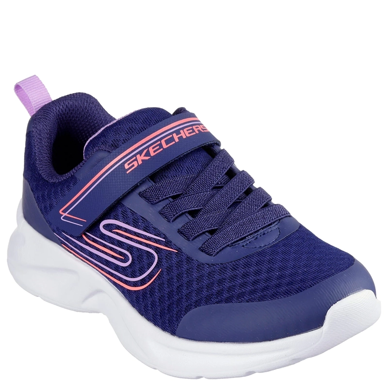 ZAPATILLAS NIÑA SKECHERS CASUALES AZUL MARINO DYNAMATIC - 2
