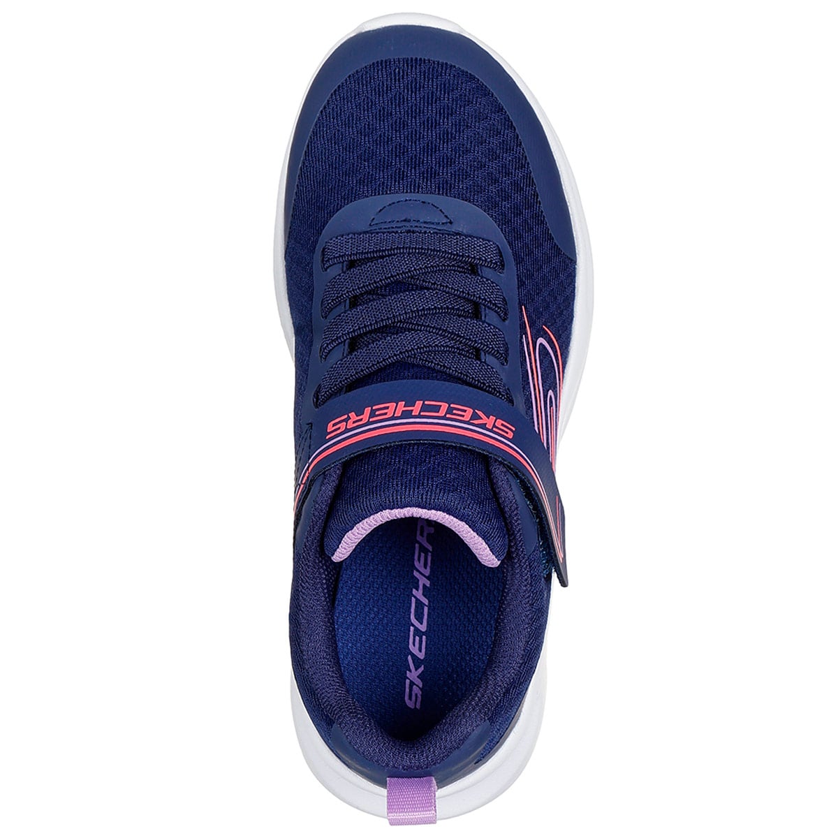 ZAPATILLAS NIÑA SKECHERS CASUALES AZUL MARINO DYNAMATIC - 4