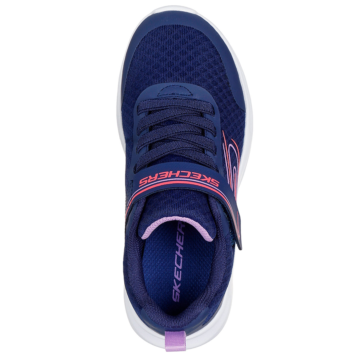 ZAPATILLAS NIÑA SKECHERS CASUALES AZUL MARINO DYNAMATIC - 4