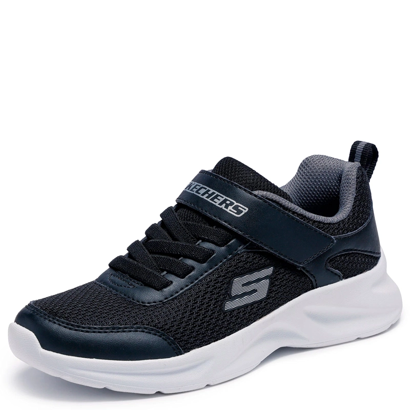ZAPATILLAS NIÑO SKECHERS CASUALES NEGRO DYNAMATIC - 3