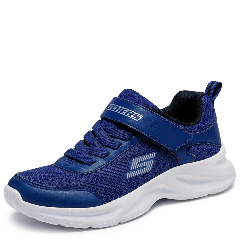 ZAPATILLAS NIÑO SKECHERS CASUALES AZUL MARINO DYNAMATIC - 3