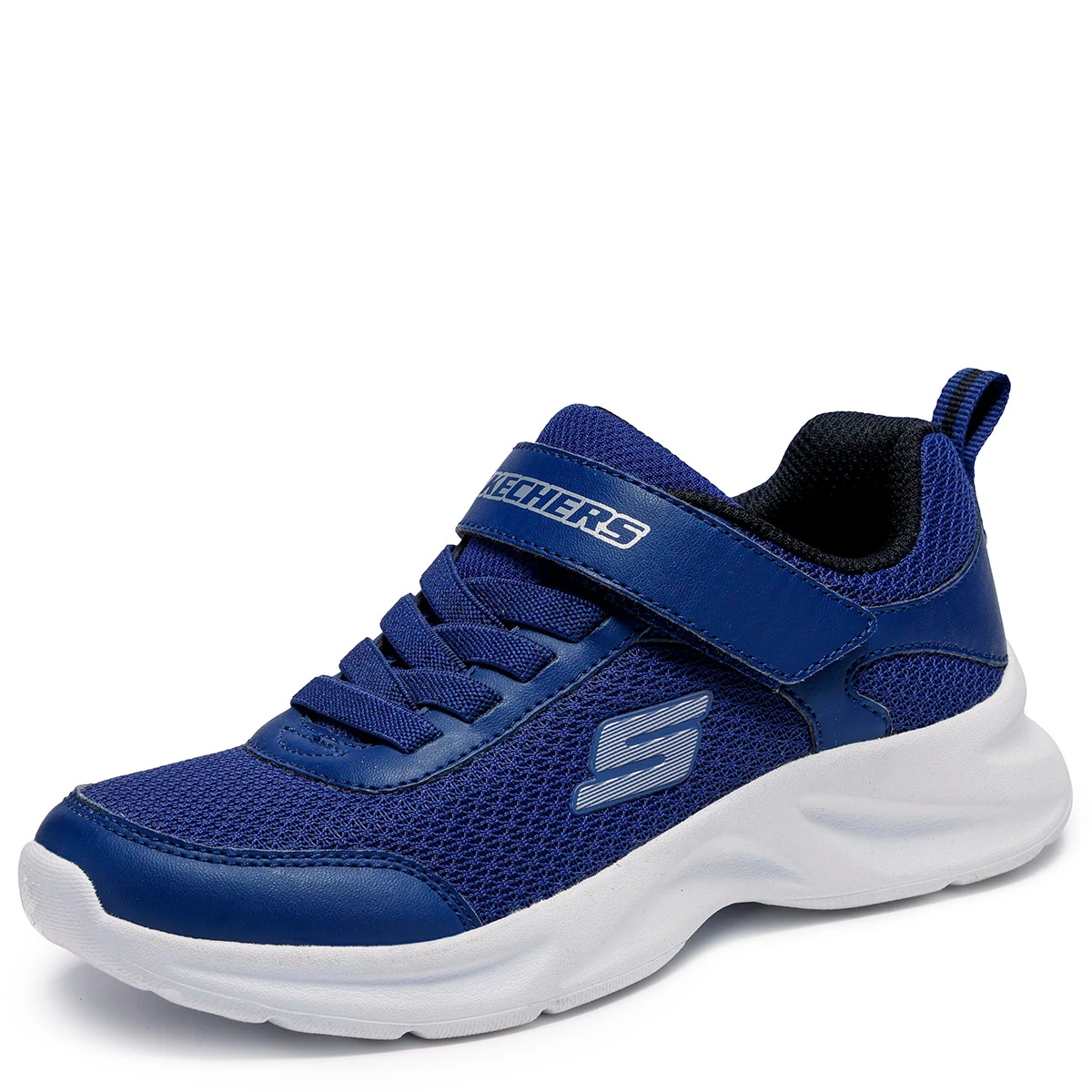 ZAPATILLAS NIÑO SKECHERS CASUALES AZUL MARINO DYNAMATIC - 3