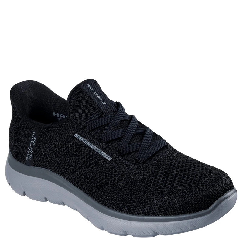 ZAPATILLAS HOMBRE SKECHERS CASUALES NEGRO CORLISS - 2