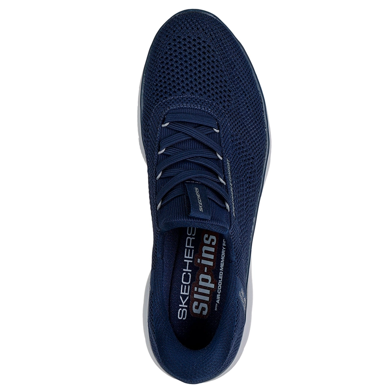 ZAPATILLAS HOMBRE SKECHERS CASUALES AZUL MARINO SLIP-INS SUMMITS - 4