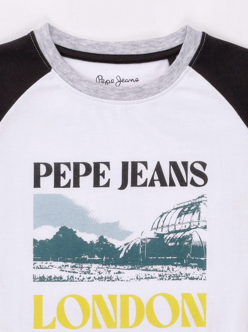 POLERA NIÑO PEPE JEANS MANGA CORTA ALGODÓN RICKY - 3