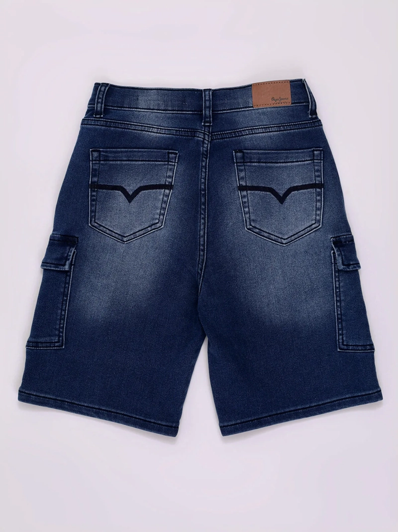 SHORT NIÑO PEPE JEANS LOOSE FIT ALGODÓN  - 2