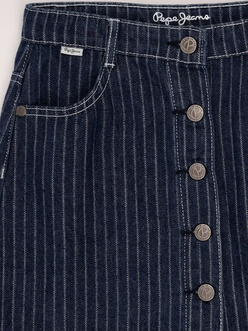 FALDA NIÑA PEPE JEANS ALGODÓN RAYAS - 3