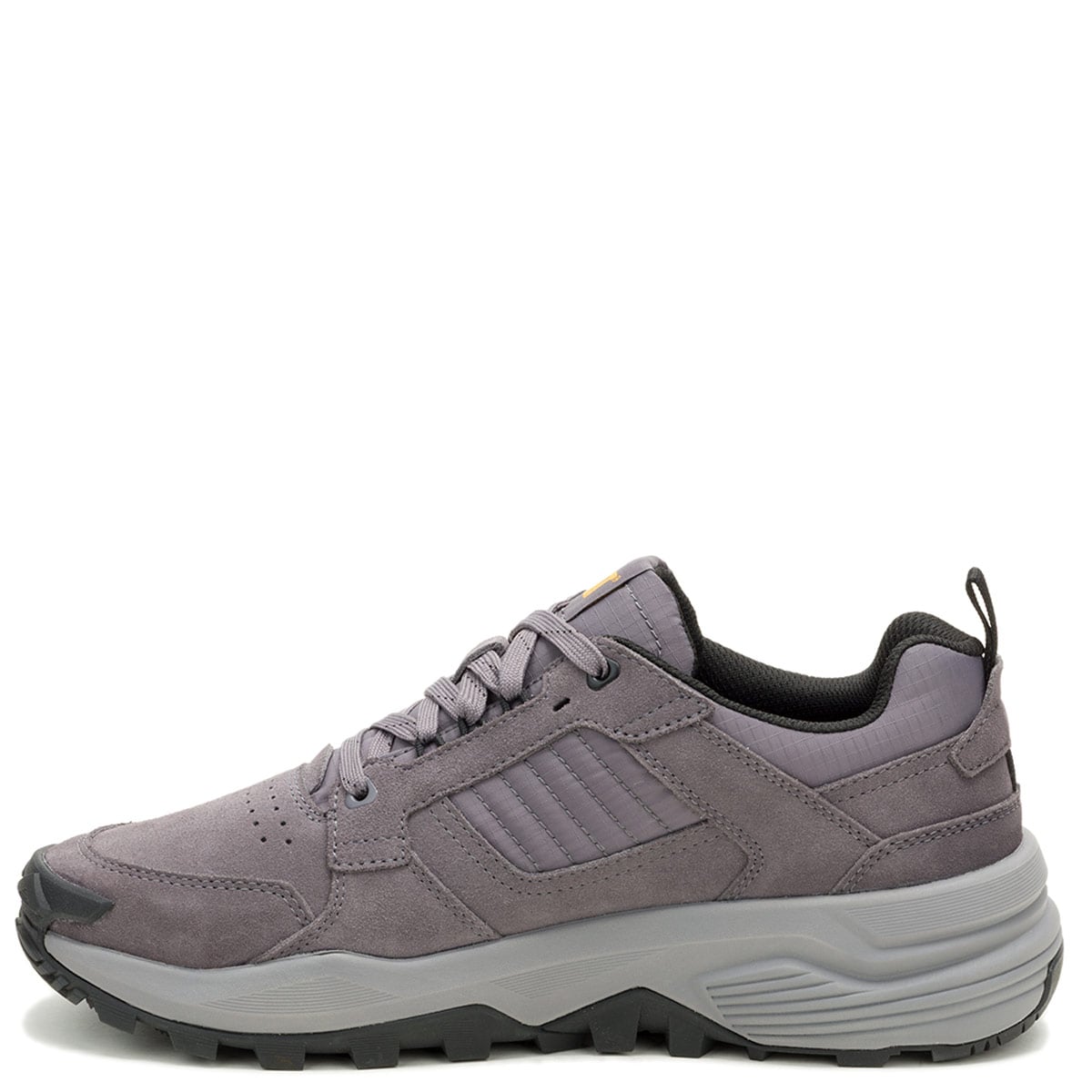 ZAPATILLAS HOMBRE CAT URBANAS GRIS GRAPPLE SUEDE CUERO - 3