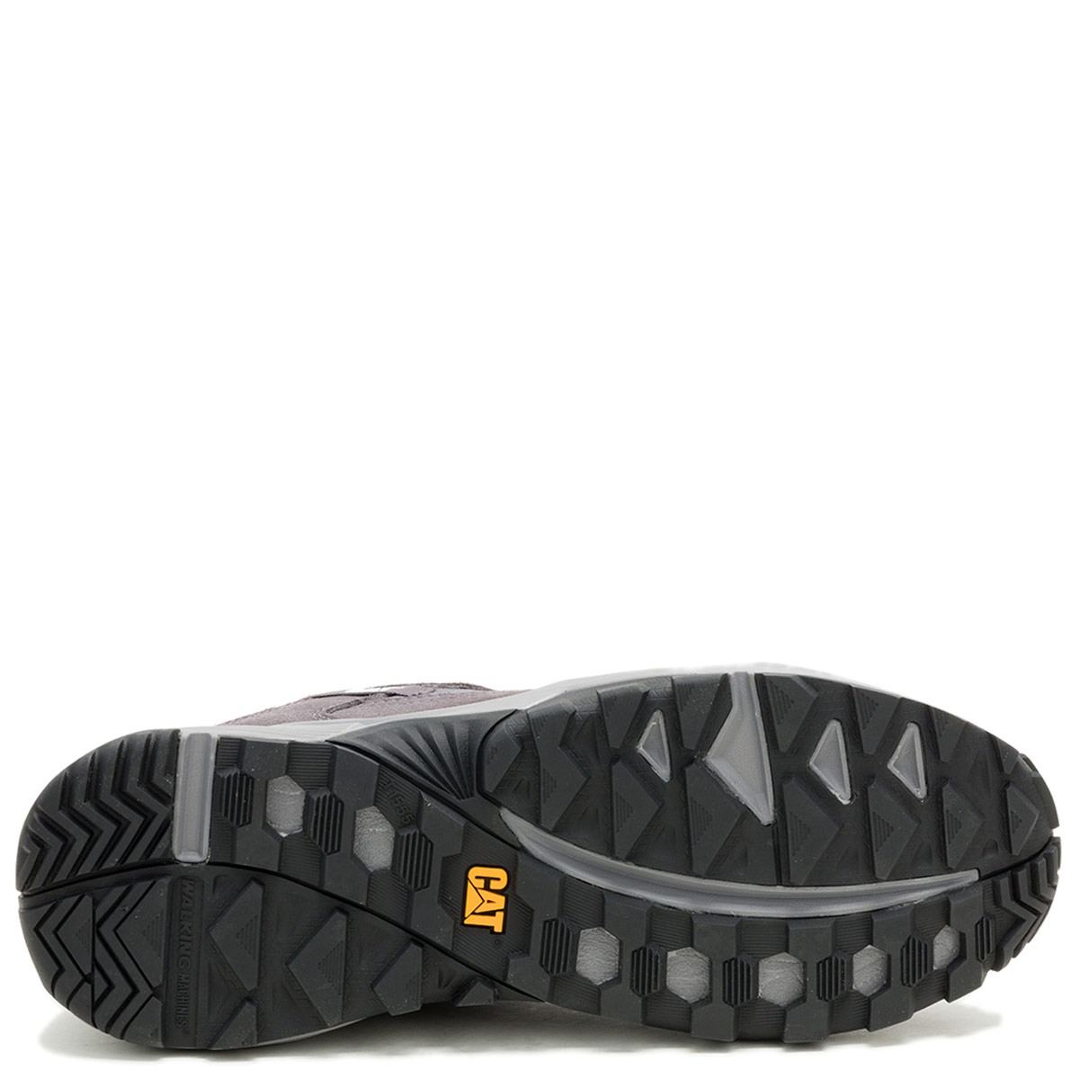 ZAPATILLAS HOMBRE CAT URBANAS GRIS GRAPPLE SUEDE CUERO - 6