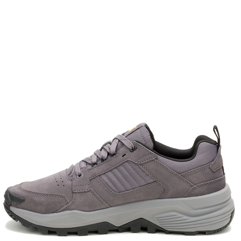 ZAPATILLAS HOMBRE CAT URBANAS GRIS GRAPPLE SUEDE CUERO - 3