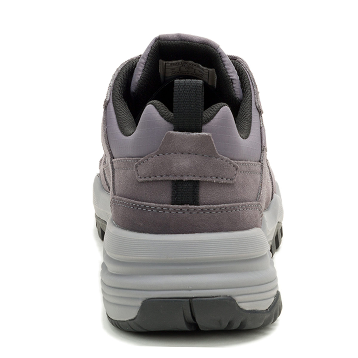ZAPATILLAS HOMBRE CAT URBANAS GRIS GRAPPLE SUEDE CUERO - 4