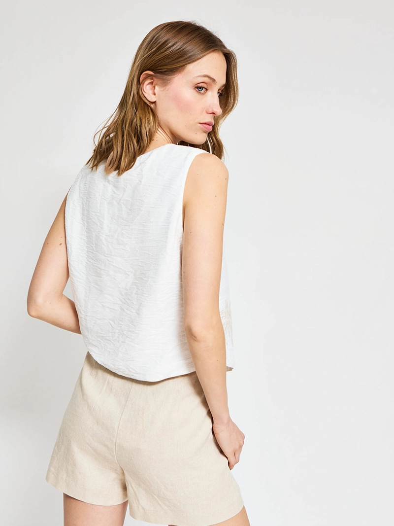 BLUSA MUJER REGATTA ALGODÓN HALTER RAYAS - 2