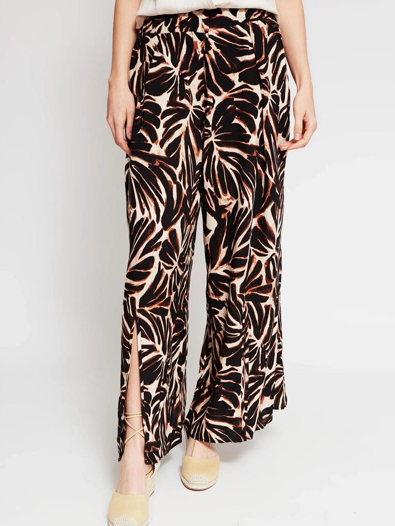 PANTALÓN MUJER TATIENNE PALAZZO LISO - 2