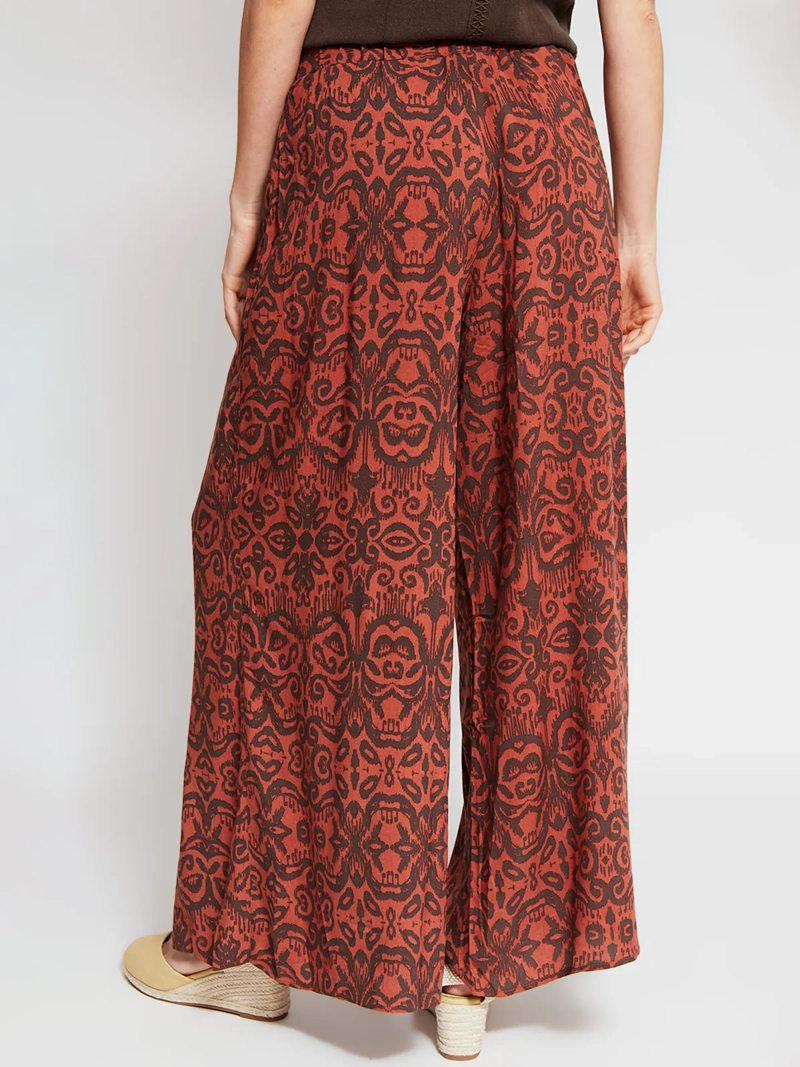 PANTALÓN MUJER TATIENNE PALAZZO LISO - 3
