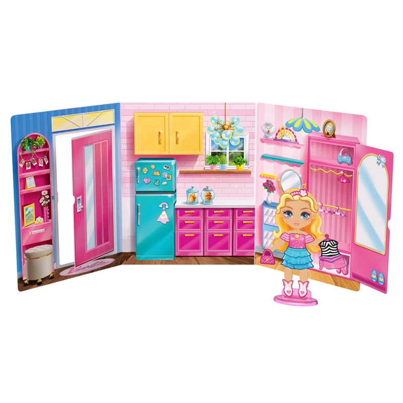 MUÑECA BARBIE STICKEE STYLE LIBRITO SORPRESA - 1