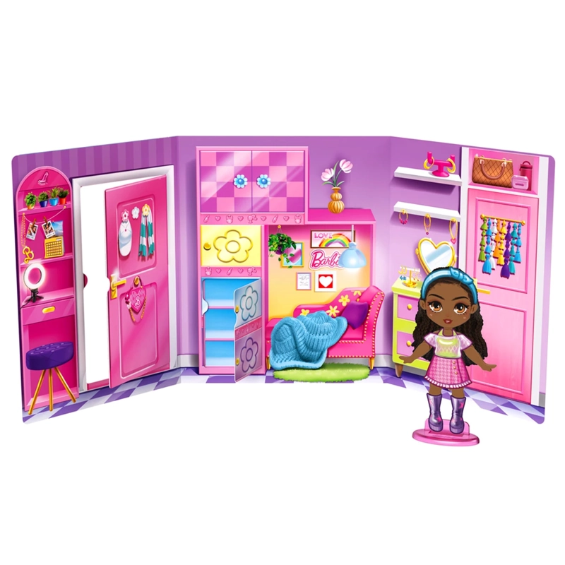 MUÑECA BARBIE STICKEE STYLE LIBRITO SORPRESA - 3